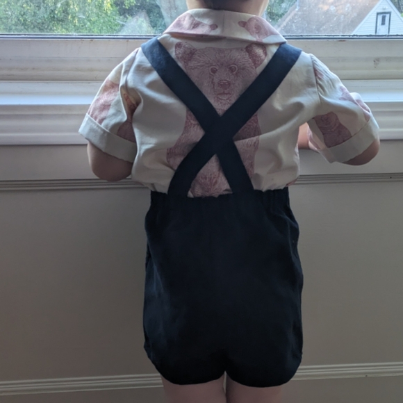 Handmade 1960s pattern toddler suit - Picture 5 of 5